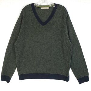 Raffi Merino Wool Cashmere Sweater V-Neck Pullover size XL Men's